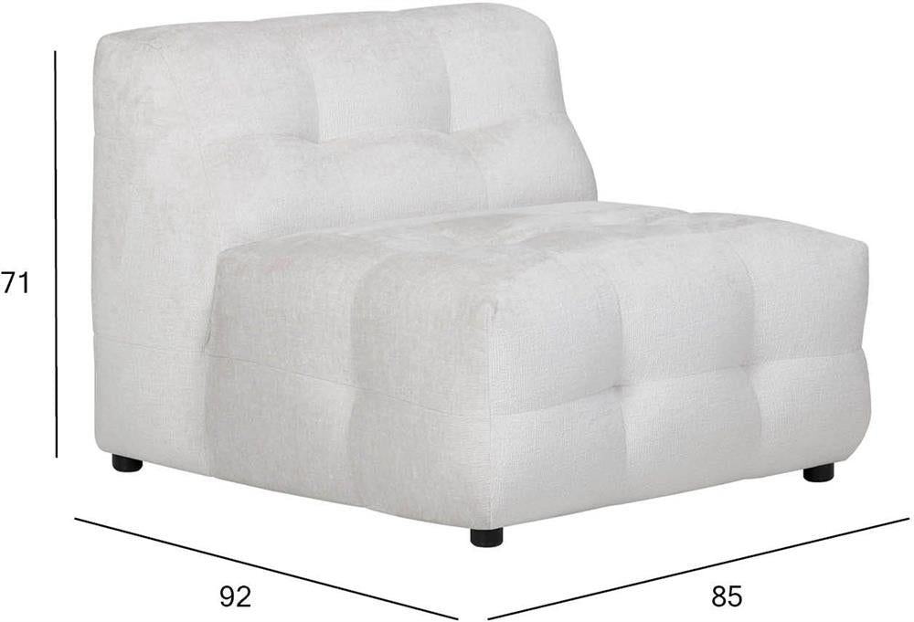 Lounge Chair East Jelgava | size: Width: 85cm, Height: 71cm, Depth: 92cm | color: Beige | image: 4 | variant: 1005965