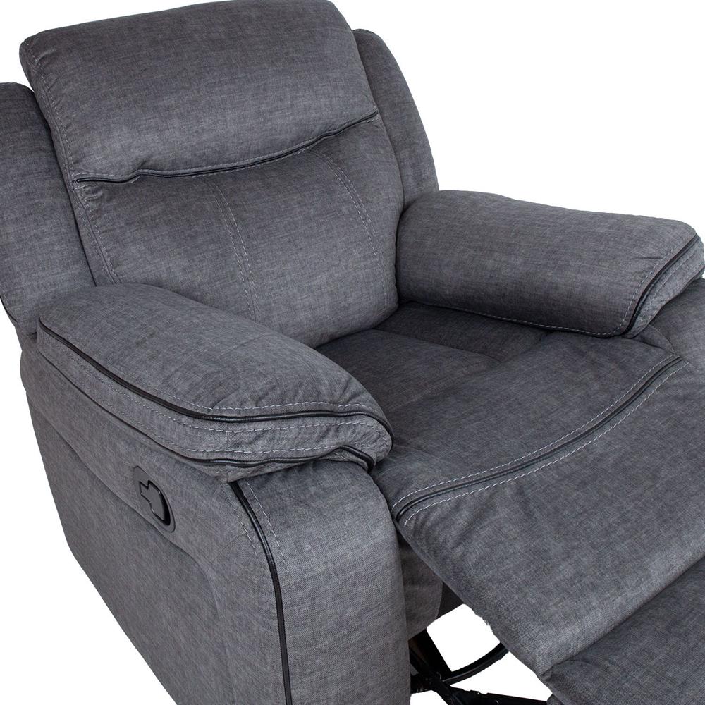 Lounge Chair East Liepaja | size: Width: 96cm, Height: 105cm, Depth: 98cm | color: Gray | image: 6 | variant: 1005964