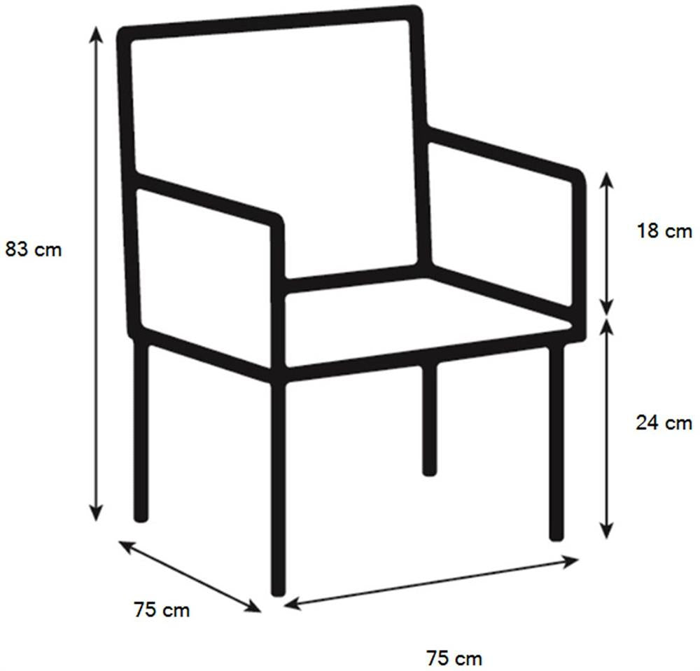 Lounge Chair Framlingham | size: Width: 75cm, Height: 83cm, Depth: 75cm | color: Gray | image: 5 | variant: 1001045