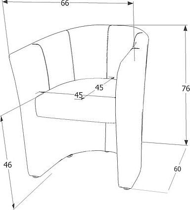 Lounge Chair Kingston upon Hull | size: Width: 60cm, Height: 76cm, Depth: 67cm | color: Gray | image: 3 | variant: 1004255