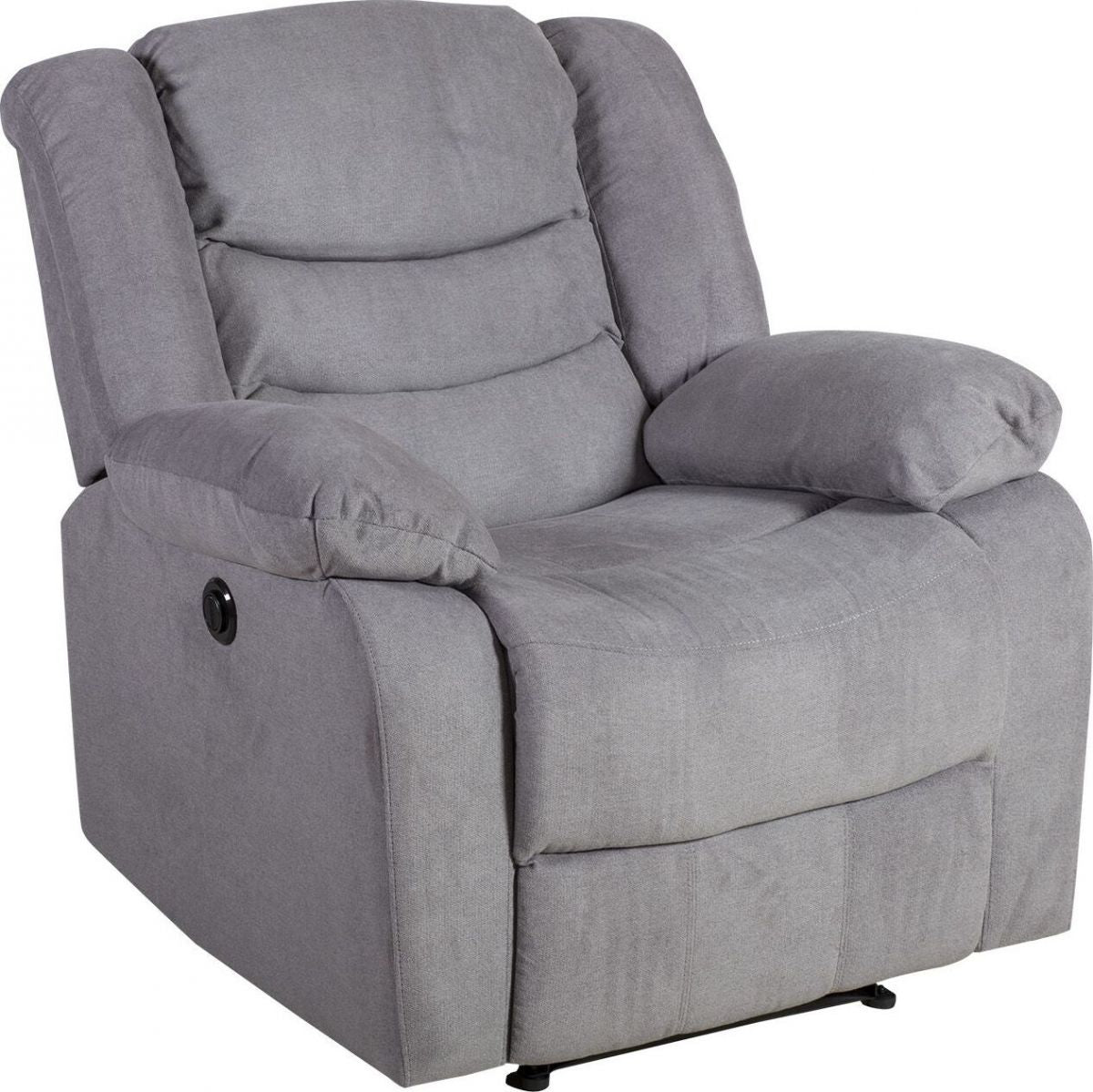 Lounge Chair Lewes | size: Width: 99cm, Height: 102cm, Depth: 95cm | color: Gray | image: 1 | variant: 1000951
