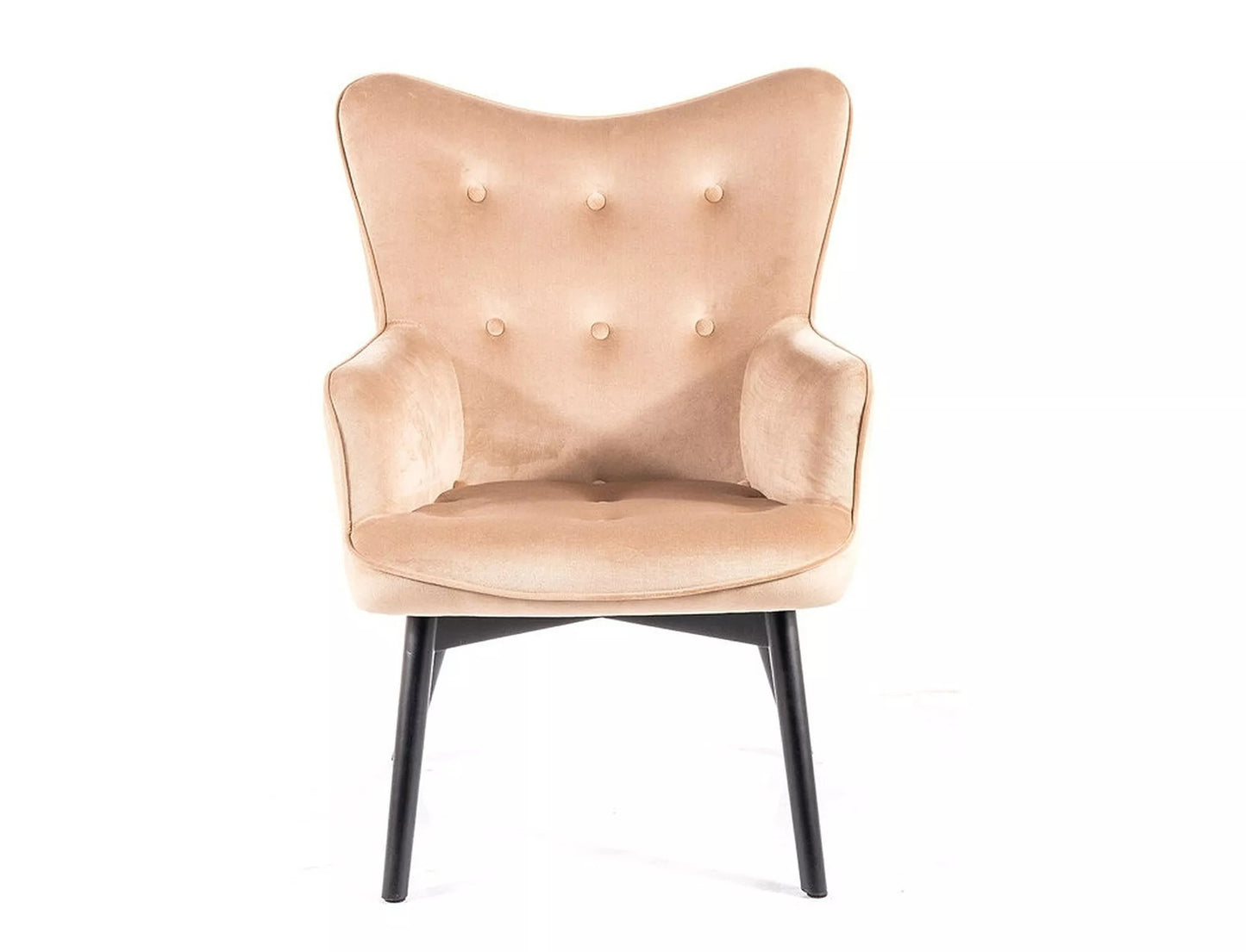 Lounge Chair Nottingham | size: Width: 72cm, Height: 99cm, Depth: 75cm | color: Beige | image: 1 | variant: 1004024