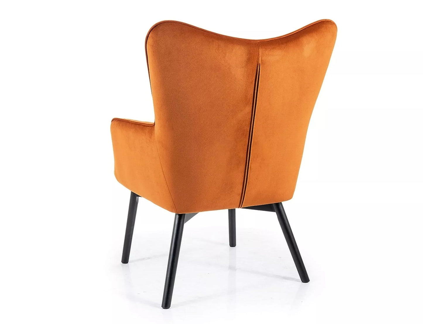 Lounge Chair Nottingham | size: Width: 72cm, Height: 99cm, Depth: 75cm | color: Orange | image: 1 | variant: 1004026