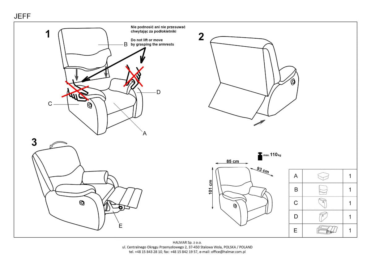 Lounge Chair Parma | size: Width: 85cm, Height: 101cm, Depth: 93cm | color: Brown | image: 4 | variant: 1002766