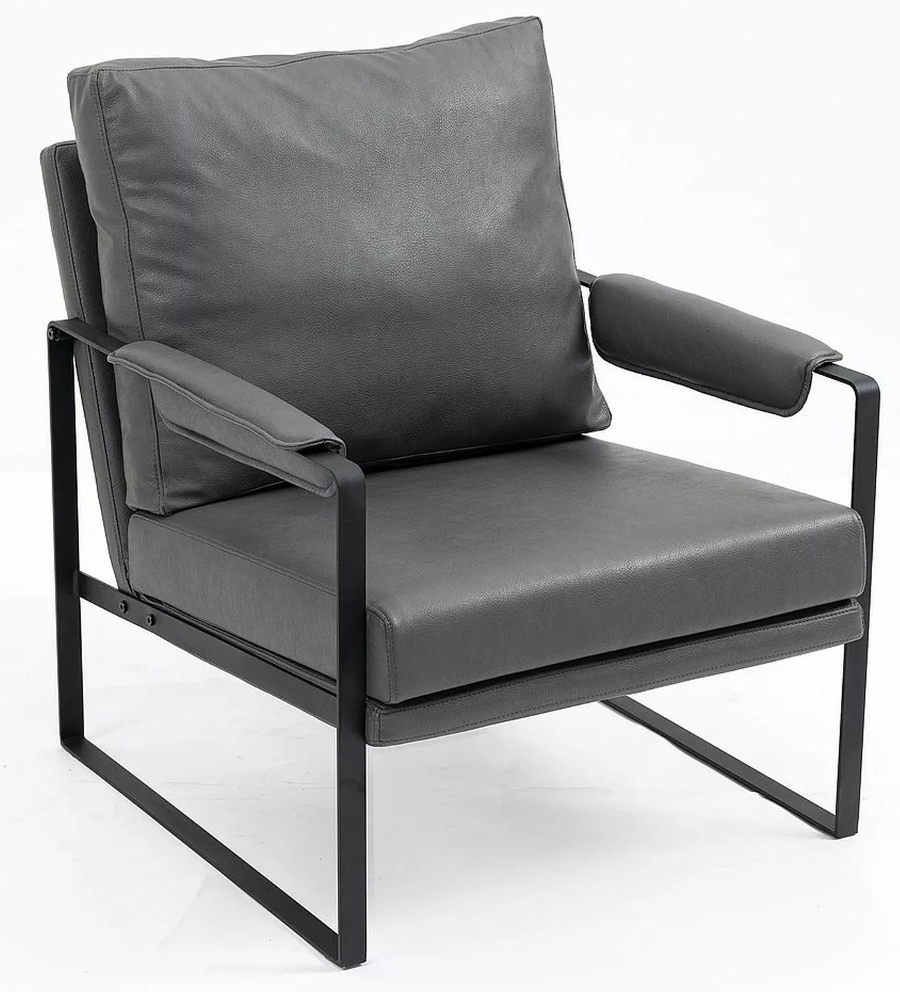 Lounge Chair Plymouth | size: Width: 70cm, Height: 80cm, Depth: 78cm | color: Gray | image: 0 | variant: 1004044