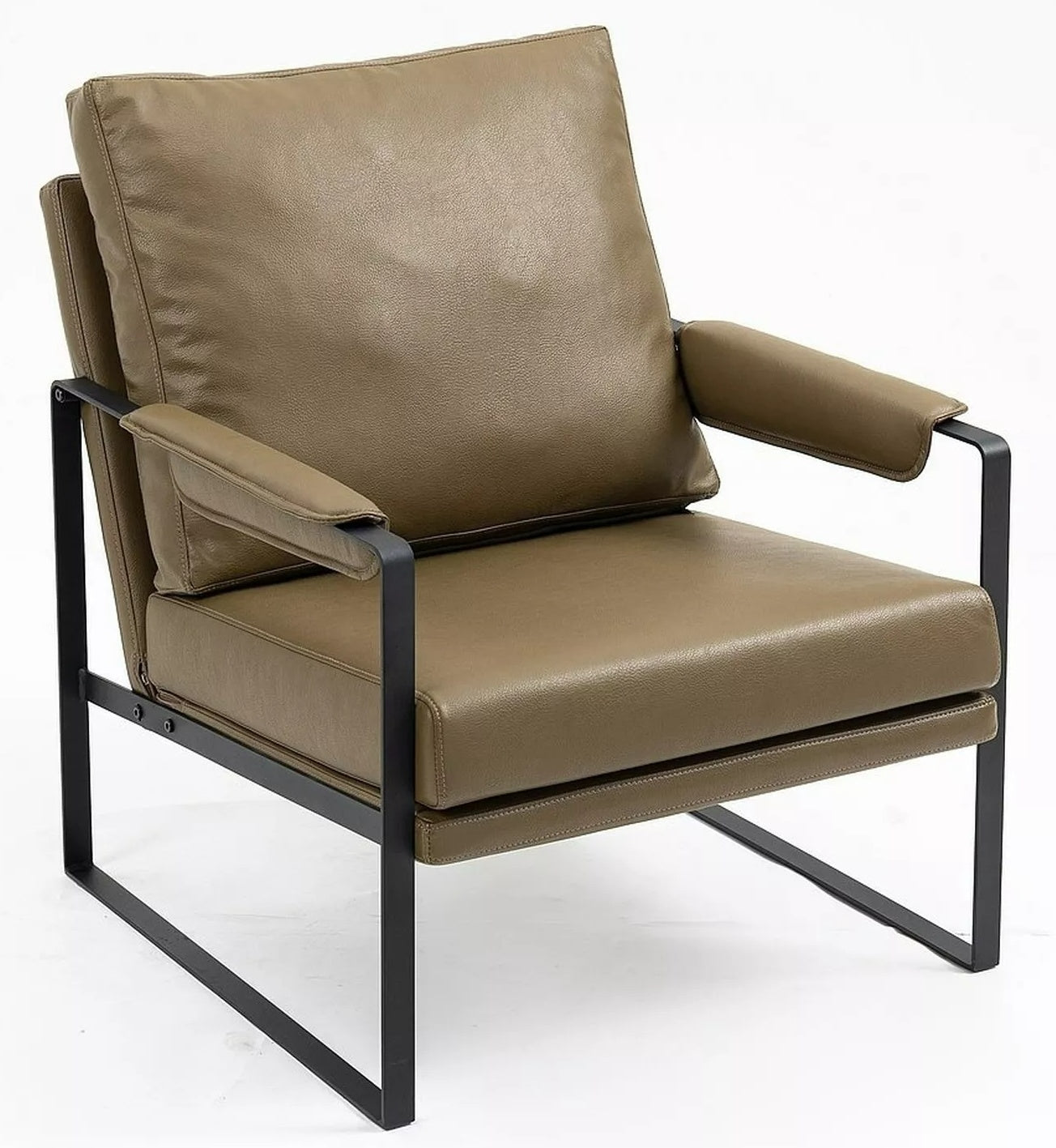 Lounge Chair Plymouth | size: Width: 70cm, Height: 80cm, Depth: 78cm | color: Olive | image: 0 | variant: 1004043