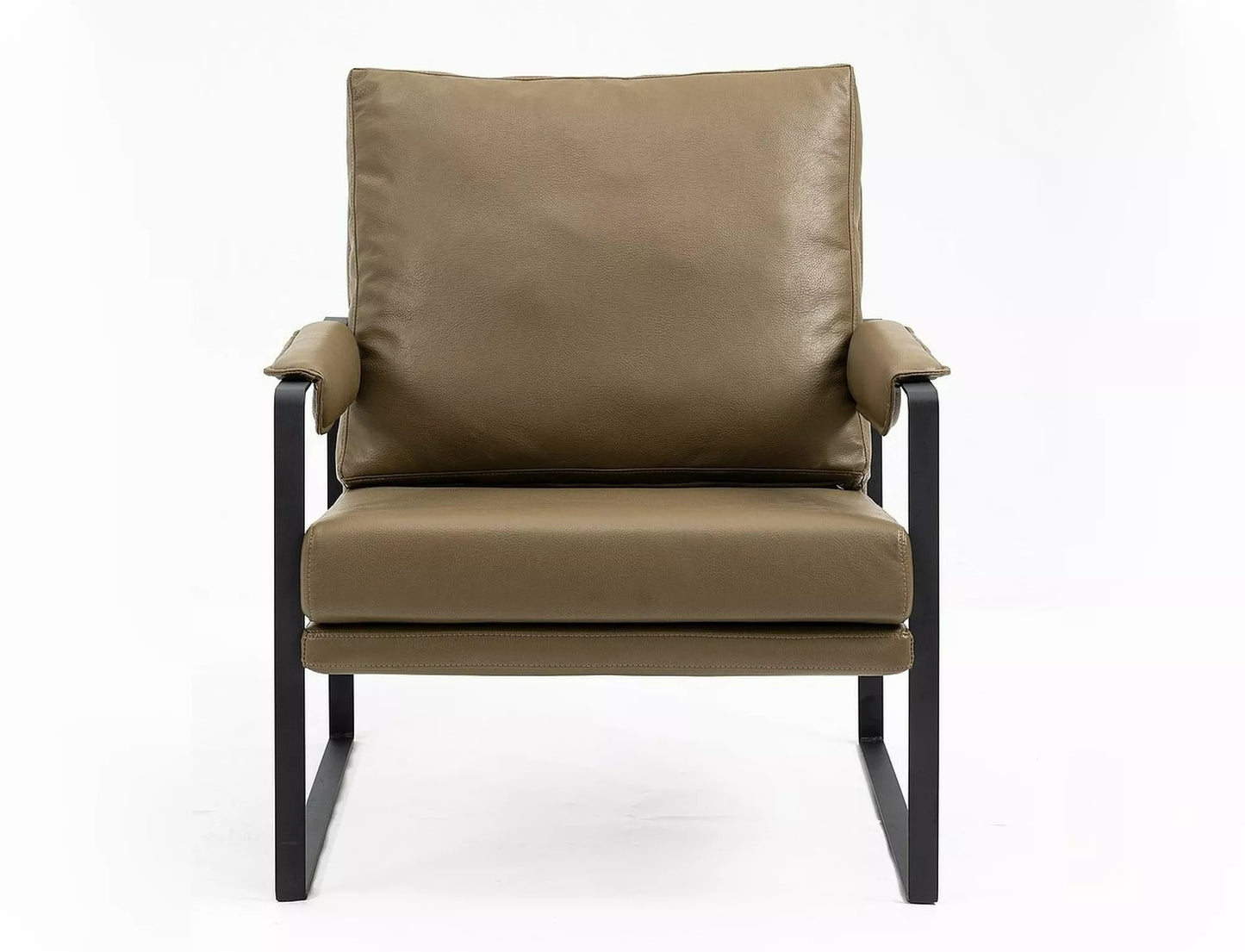 Lounge Chair Plymouth | size: Width: 70cm, Height: 80cm, Depth: 78cm | color: Olive | image: 1 | variant: 1004043