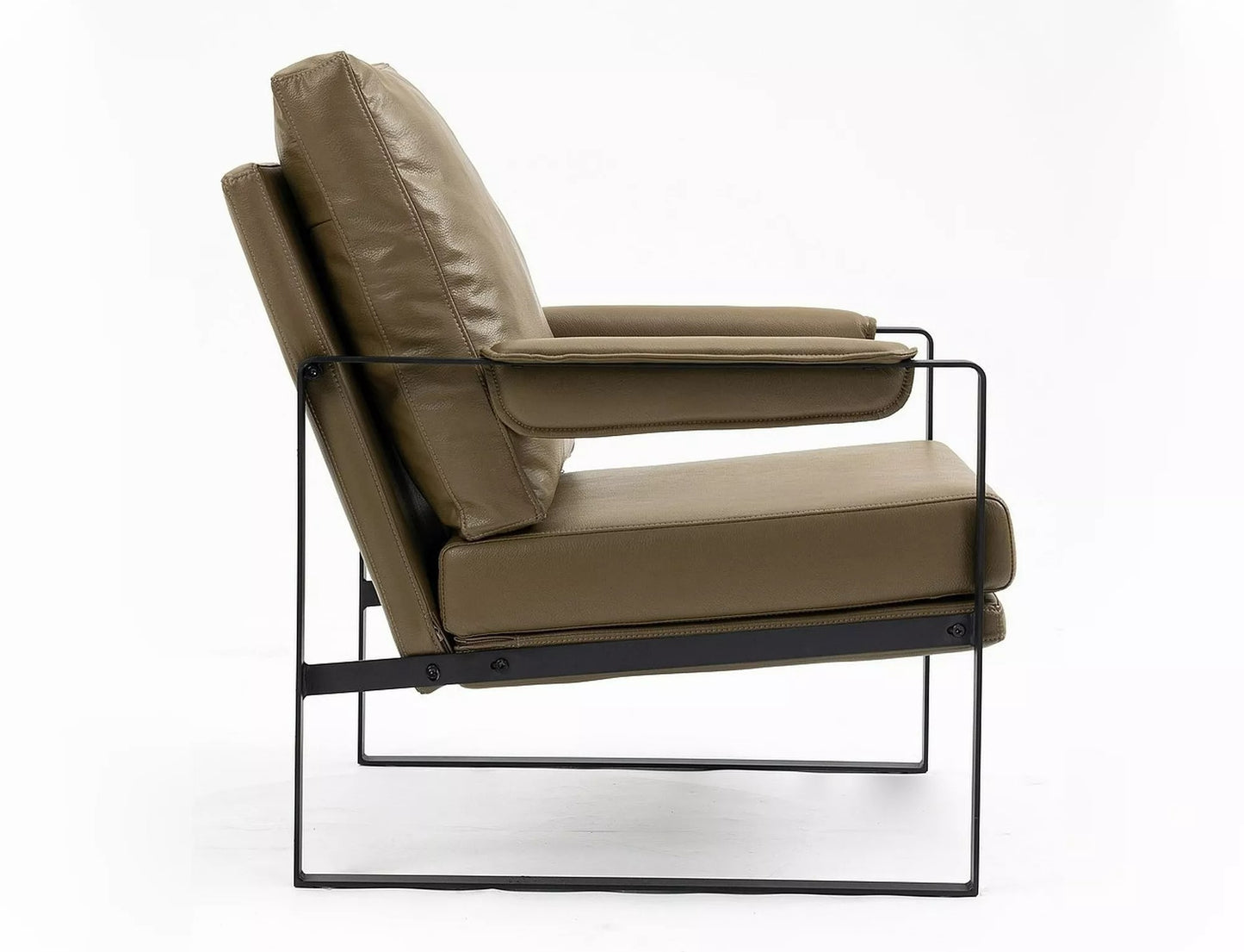 Lounge Chair Plymouth | size: Width: 70cm, Height: 80cm, Depth: 78cm | color: Olive | image: 2 | variant: 1004043
