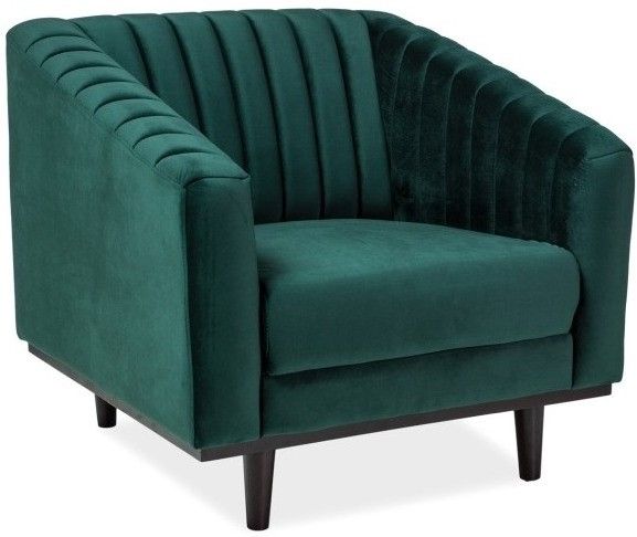 Lounge Chair Port Louis | size: Width: 83cm, Height: 78cm, Depth: 60cm | color: Green | image: 1 | variant: 1004011