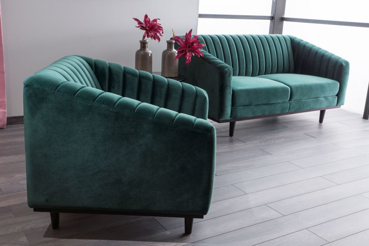 Lounge Chair Port Louis | size: Width: 83cm, Height: 78cm, Depth: 60cm | color: Green | image: 5 | variant: 1004011