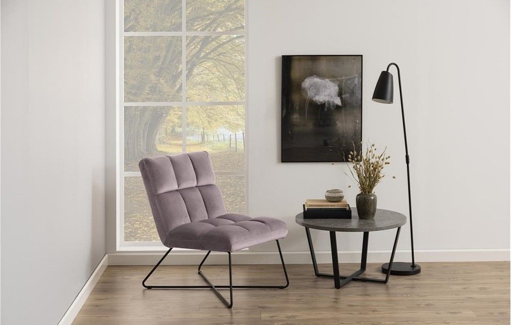 Lounge Chair Sandwich | size: Width: 62cm, Height: 90cm, Depth: 86cm | color: Pink | image: 9 | variant: 1000919