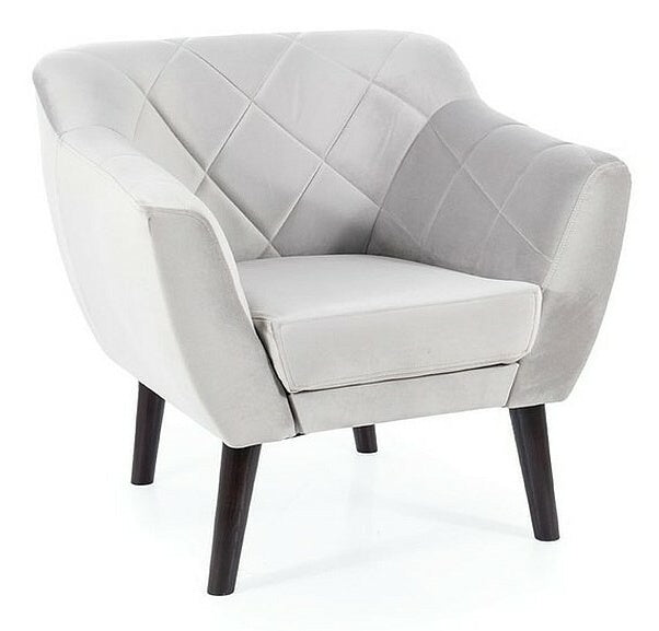 Lounge Chair Southampton | size: Width: 78cm, Height: 76cm, Depth: 75cm | color: Black/Grey | image: 0 | variant: 1004066