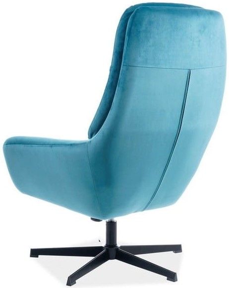Lounge Chair Stoke | size: Width: 75cm, Height: 108cm, Depth: 82cm | color: Blue | image: 2 | variant: 1004046