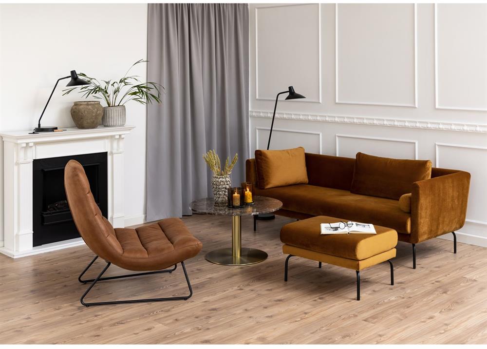 Lounge Chair Sudbury | size: Width: 82.5cm, Height: 97cm, Depth: 93cm | color: Brown | image: 5 | variant: 1001058