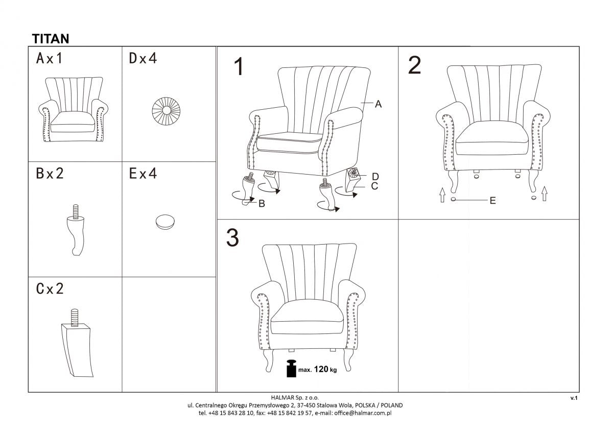 Lounge Chair Titan | size: Width: 73cm, Height: 87cm, Depth: 70cm | color: Green | image: 10 | variant: 1004730