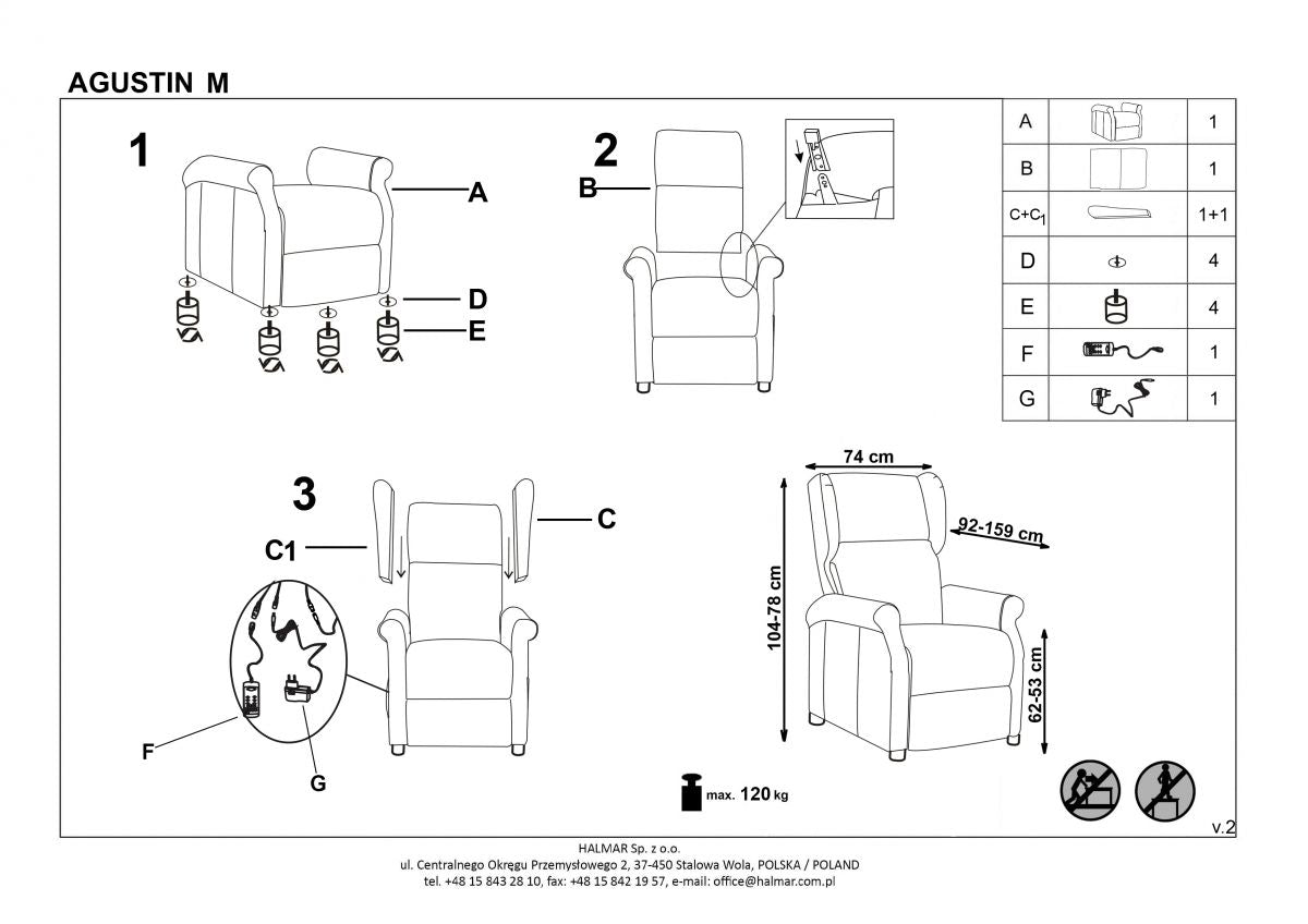 Lounge Chair West Grantham | size: Width: 75cm, Height: 107cm, Depth: 92cm | color: Gray | image: 10 | variant: 1007130