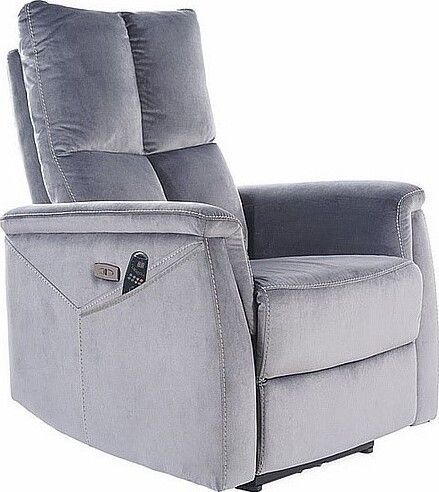 Lounge Chair Wolverhampton | size: Width: 76cm, Height: 96cm, Depth: 94cm | color: Gray | image: 1 | variant: 1004095