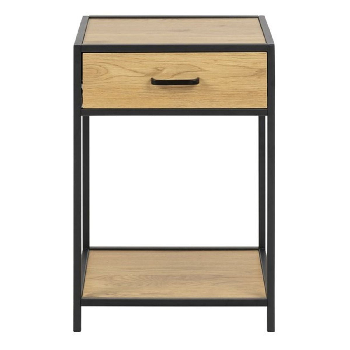 Nightstand Aberystwyth | size: Width: 42cm, Height: 63cm, Depth: 42cm | color: Oak | image: 2 | variant: 1004963