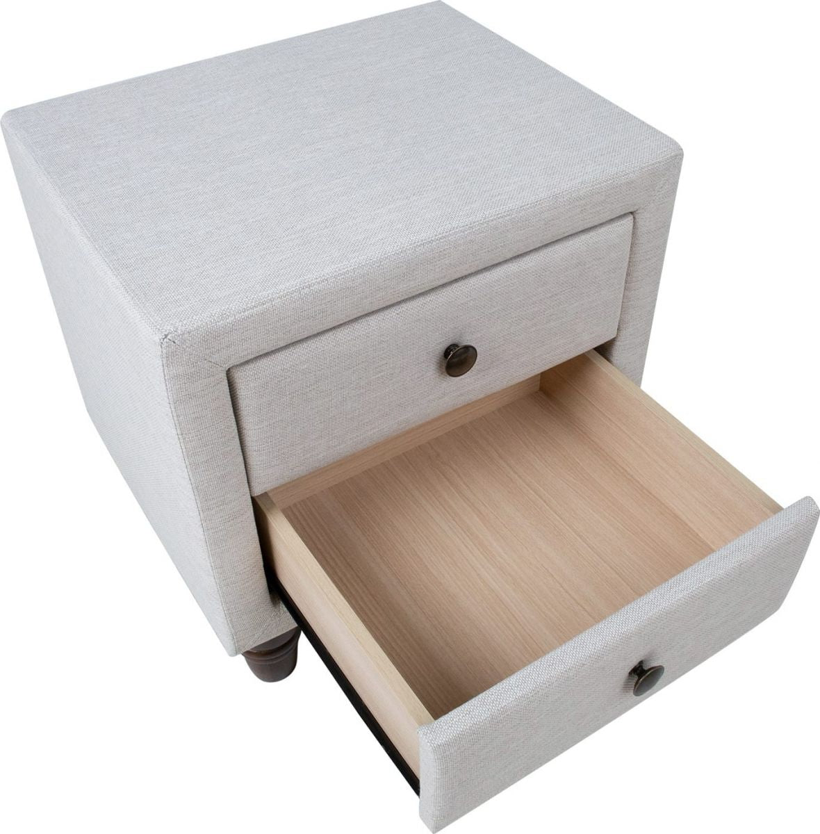 Nightstand Beverley | size: Width: 41cm, Height: 55cm, Depth: 50.4cm | color: White | image: 3 | variant: 1000260