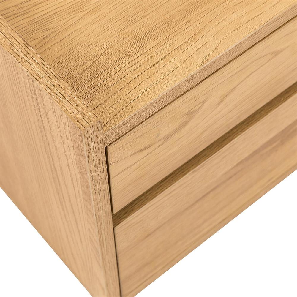 Nightstand East Rennes | size: Width: 50cm, Height: 40cm, Depth: 40cm | color: Oak | image: 7 | variant: 1006369