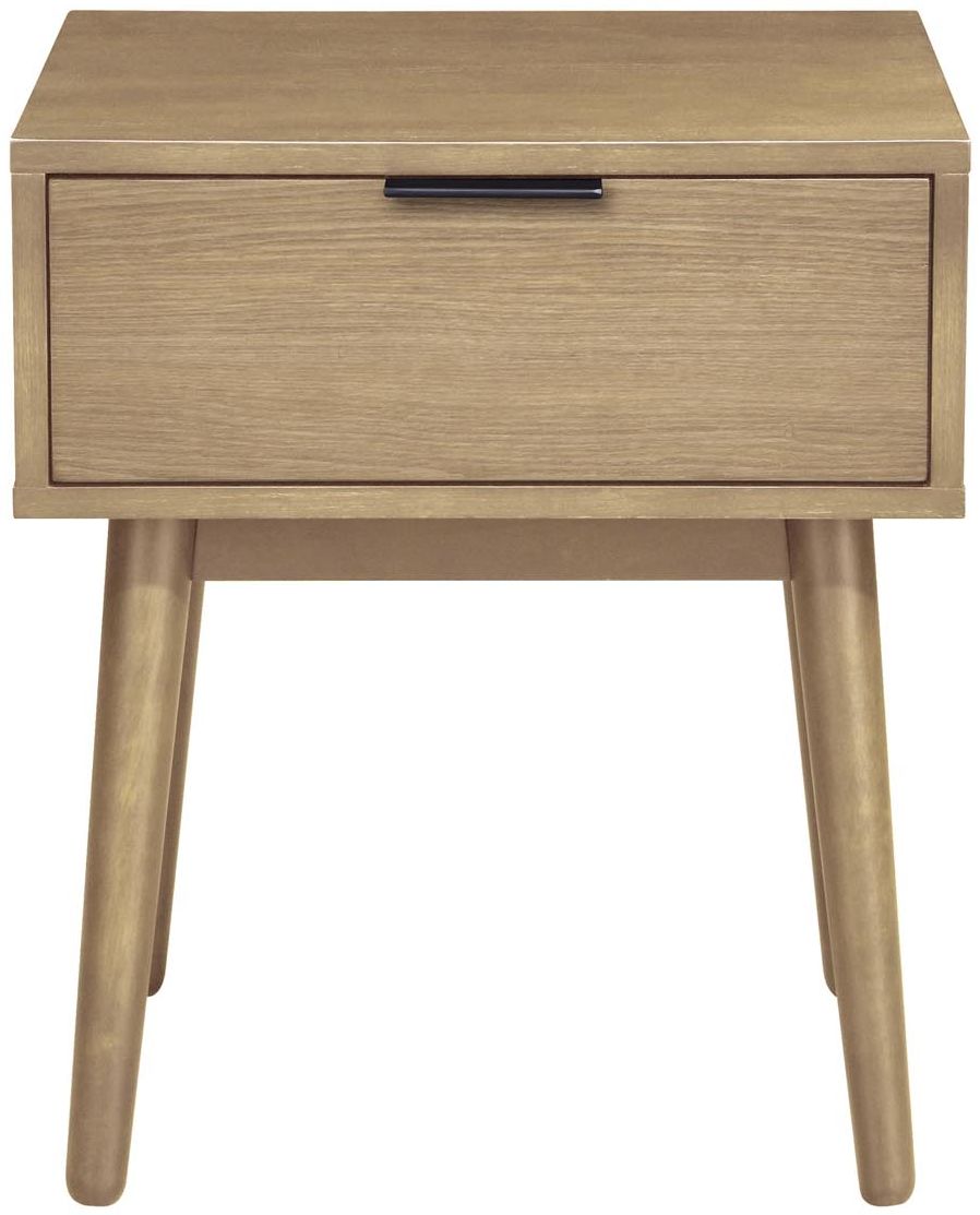 Nightstand West Andover | size: Length: 45cm, Width: 40cm, Height: 53cm | color: Oak | image: 1 | variant: 1007209