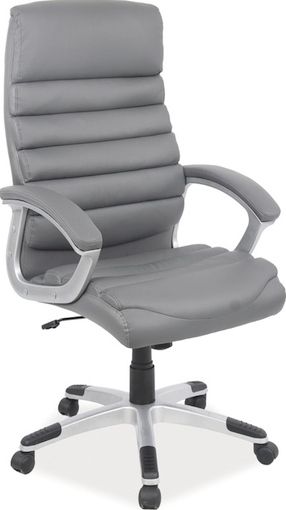 Office Chair Basildon | size: Width: 66cm, Height: 115-125cm, Depth: 50cm | color: Gray | image: 1 | variant: 1004168