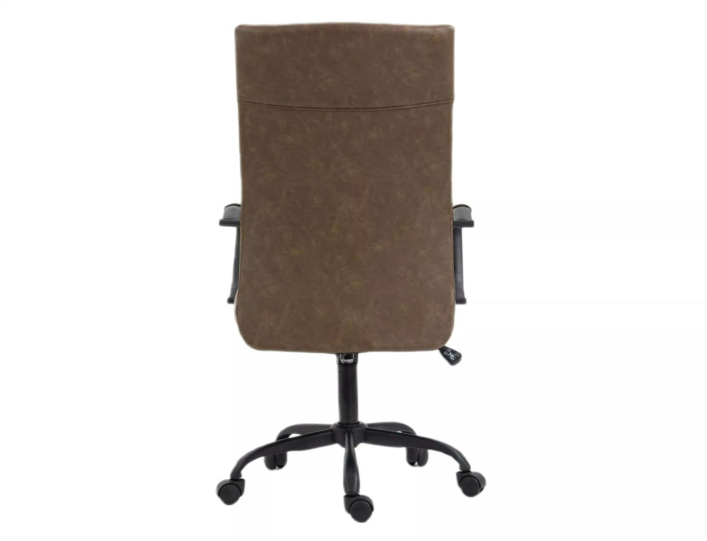 Office Chair Castleford | size: Width: 68cm, Height: 116cm, Depth: 51cm | color: Brown | image: 3 | variant: 1004194