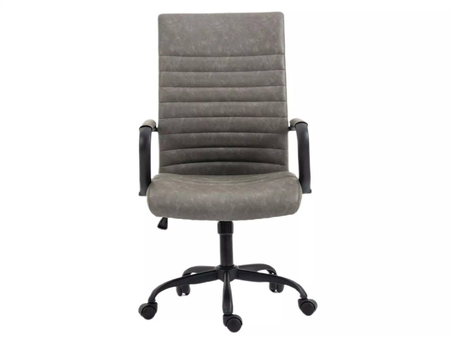 Office Chair Castleford | size: Width: 68cm, Height: 116cm, Depth: 51cm | color: Gray | image: 2 | variant: 1004196
