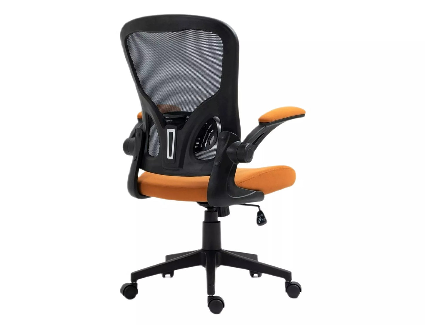 Office Chair Doncaster | size: Width: 65cm, Height: 110cm, Depth: 47cm | color: Orange/Grey | image: 1 | variant: 1004214