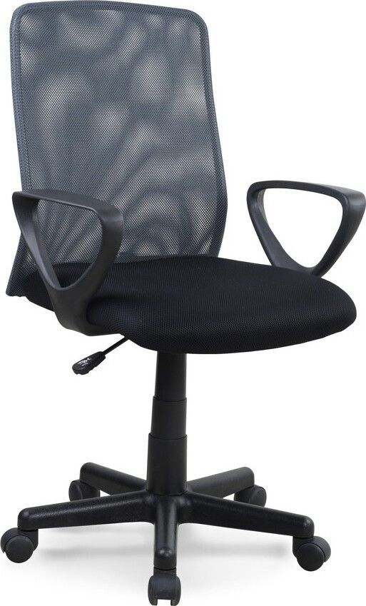 Office Chair East Abingdon | size: Width: 57cm, Height: 99cm, Depth: 56cm | color: Gray | image: 1 | variant: 1007000