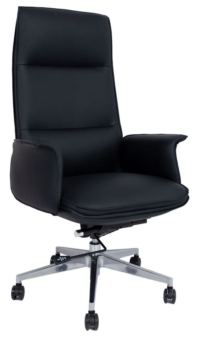Office Chair East Ajaccio | size: Width: 69cm, Height: 129cm, Depth: 72cm | color: Black | image: 0 | variant: 1006473