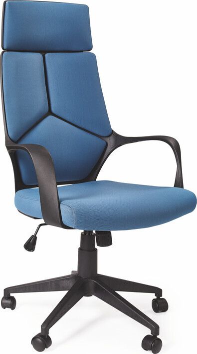 Office Chair East Haverhill | size: Width: 64cm, Height: 125cm, Depth: 61cm | color: Blue | image: 1 | variant: 1007024