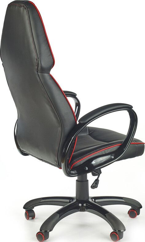 Office Chair East Leigh | size: Width: 65cm, Height: 122cm, Depth: 70cm | color: Black | image: 2 | variant: 1007032