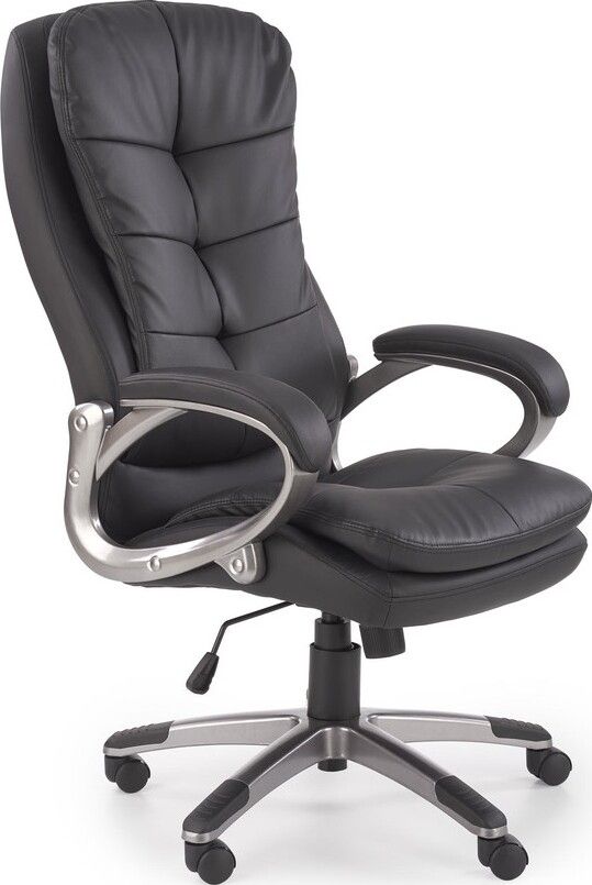 Office Chair East Newport | size: Width: 66cm, Height: 124cm, Depth: 72cm | color: Black | image: 1 | variant: 1007196