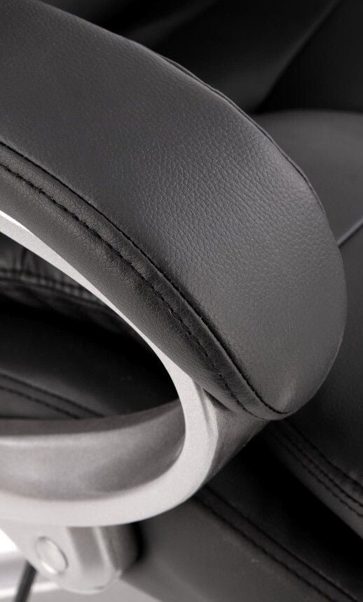 Office Chair East Newport | size: Width: 66cm, Height: 124cm, Depth: 72cm | color: Black | image: 4 | variant: 1007196