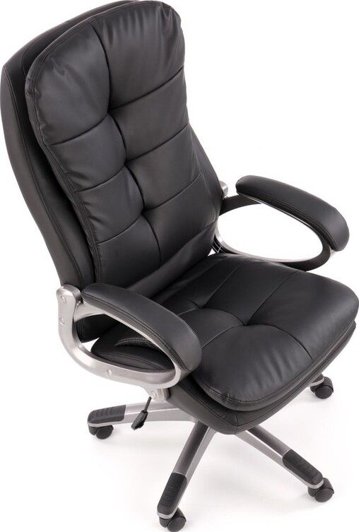 Office Chair East Newport | size: Width: 66cm, Height: 124cm, Depth: 72cm | color: Black | image: 5 | variant: 1007196