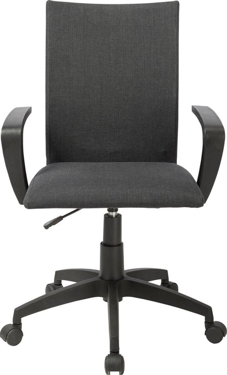 Office Chair Harlech | size: Width: 56cm, Height: 87-96.5cm, Depth: 57cm | color: Black | image: 2 | variant: 1001142