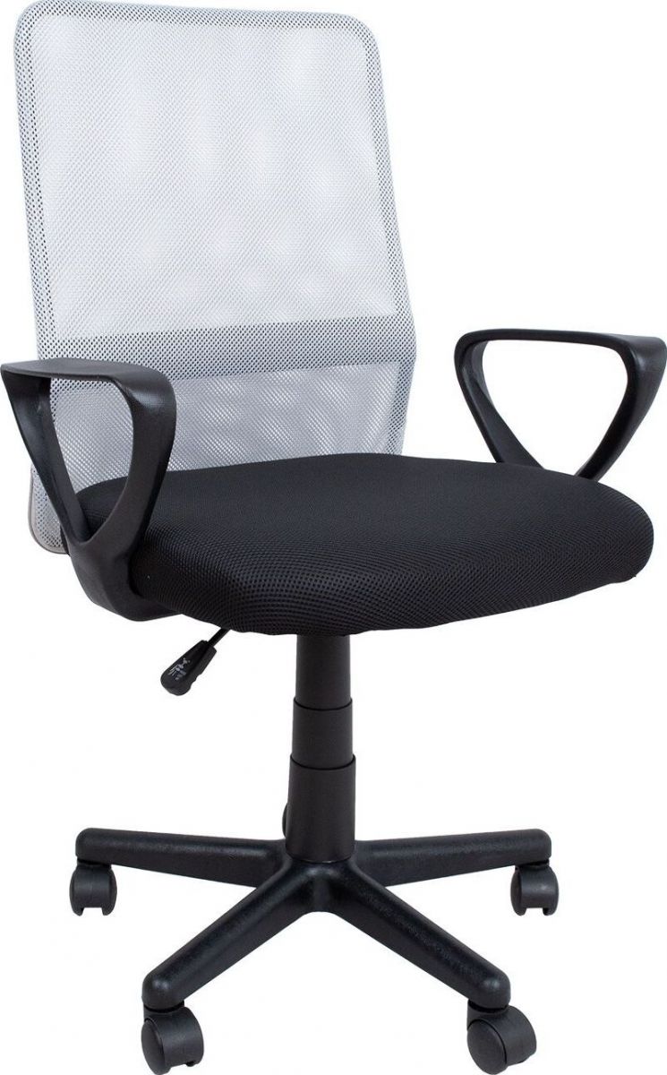 Office Chair Llandovery | size: Width: 59cm, Height: 98.5cm, Depth: 56cm | color: Gray | image: 1 | variant: 1001126