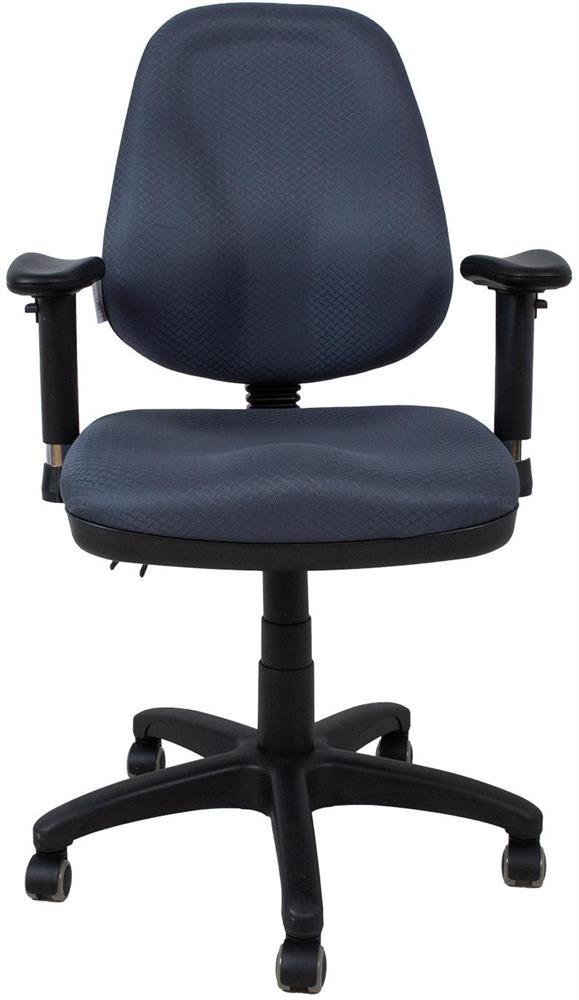 Office Chair Newtown | size: Width: 65cm, Height: 108cm, Depth: 47cm | color: Black/Blue | image: 2 | variant: 1006207