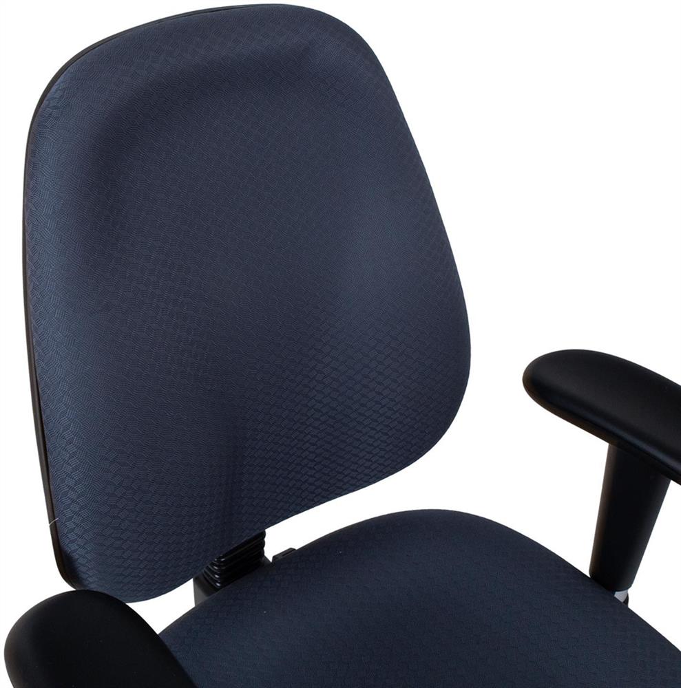 Office Chair Newtown | size: Width: 65cm, Height: 108cm, Depth: 47cm | color: Black/Blue | image: 5 | variant: 1006207