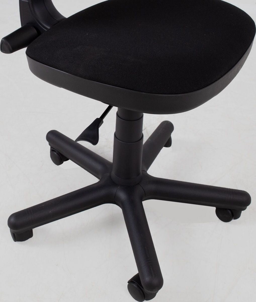 Office Chair Prestatyn | size: Width: 46cm, Height: 95.5-113.5cm, Depth: 44.5cm | color: Black | image: 6 | variant: 1001210