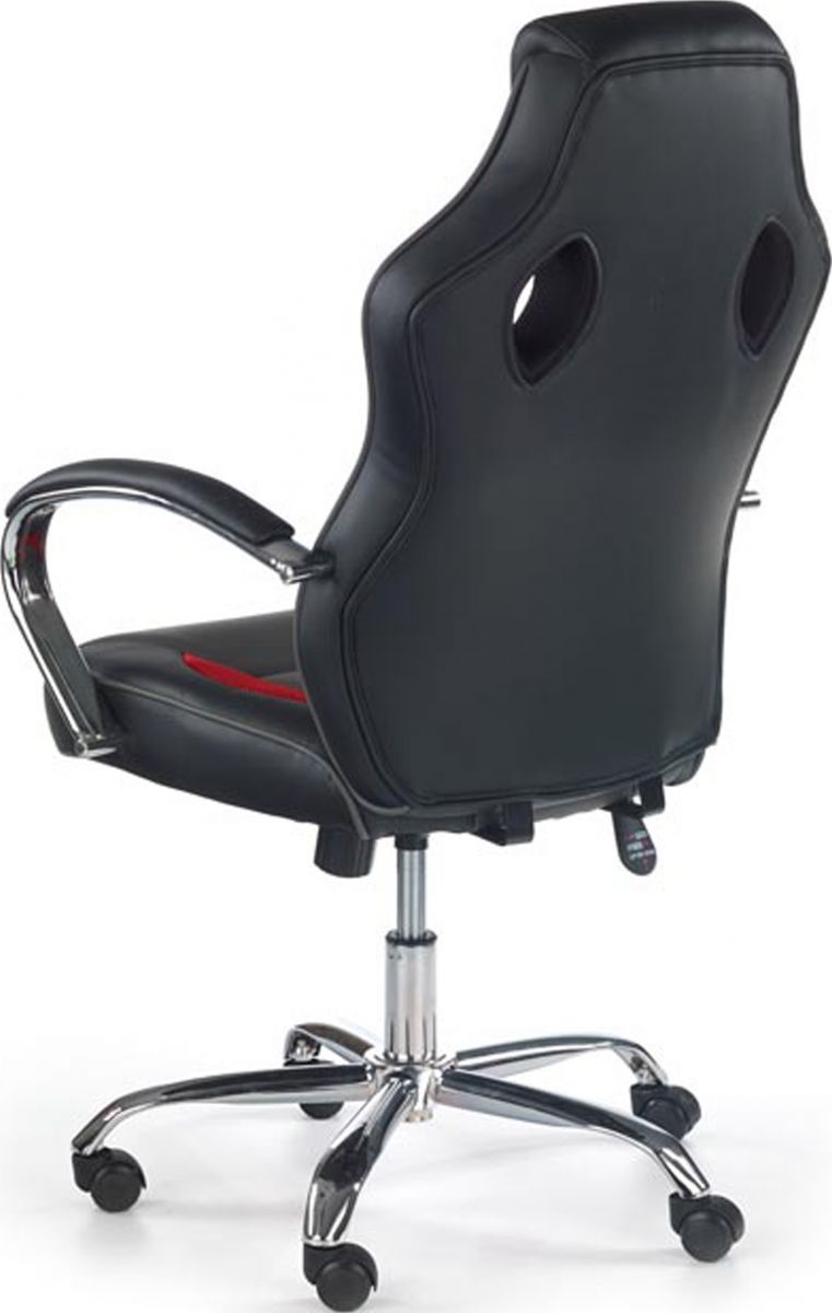 Office Chair Scroll | size: Width: 61cm, Height: 109cm, Depth: 48cm | color: Black | image: 4 | variant: 1011553