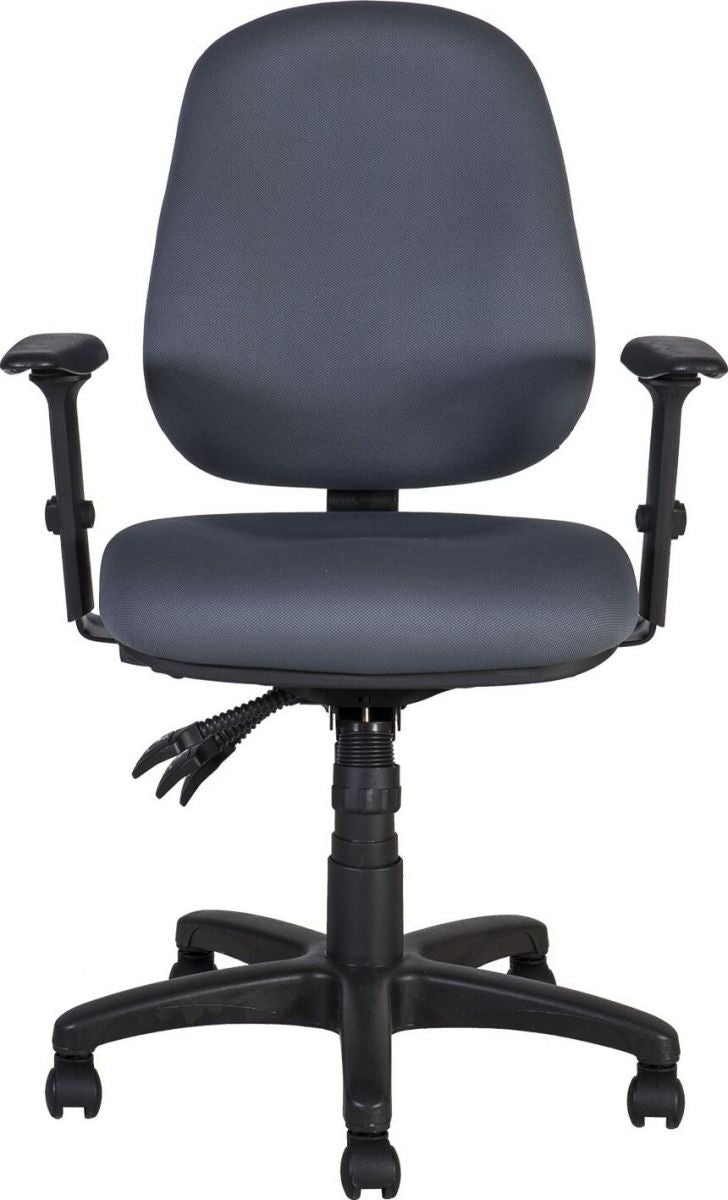 Office Chair Welshpool | size: Width: 64cm, Height: 95.5-115cm, Depth: 64cm | color: Blue | image: 4 | variant: 1001230