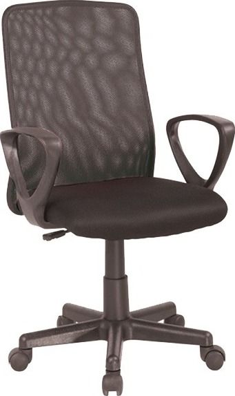 Office Chair West Angers | size: Width: 59cm, Height: 89-101cm, Depth: 44cm | color: Brown | image: 1 | variant: 1007729