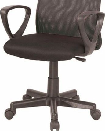 Office Chair West Angers | size: Width: 59cm, Height: 89-101cm, Depth: 44cm | color: Brown | image: 2 | variant: 1007729