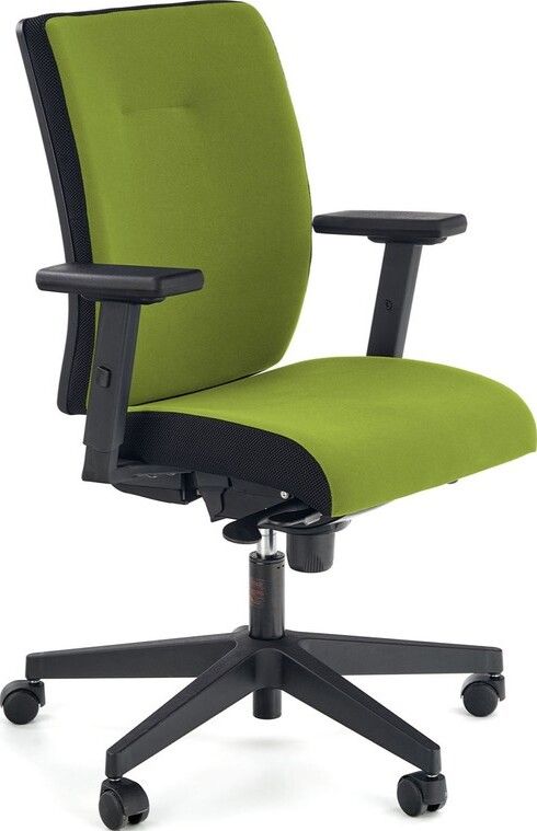 Office Chair West Charlbury | size: Width: 65cm, Height: 107cm, Depth: 68cm | color: Green | image: 1 | variant: 1007198