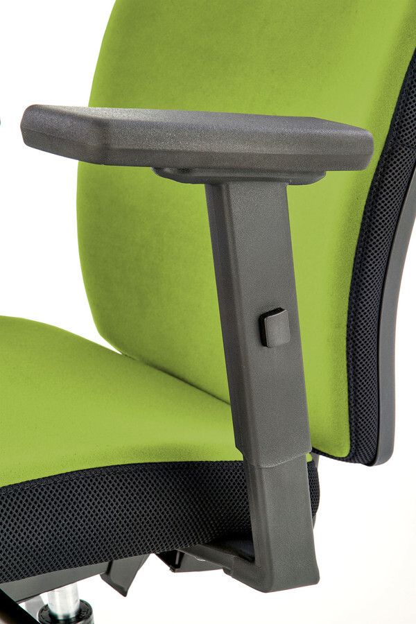 Office Chair West Charlbury | size: Width: 65cm, Height: 107cm, Depth: 68cm | color: Green | image: 5 | variant: 1007198