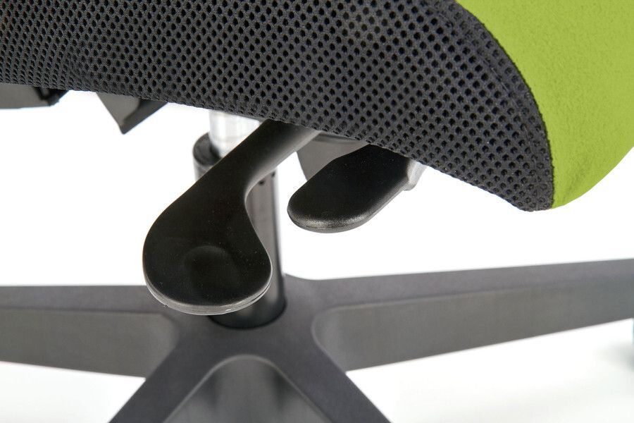 Office Chair West Charlbury | size: Width: 65cm, Height: 107cm, Depth: 68cm | color: Green | image: 6 | variant: 1007198