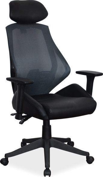 Office Chair West Grenoble | size: Width: 67cm, Height: 117-127cm, Depth: 52cm | color: Black | image: 1 | variant: 1007727