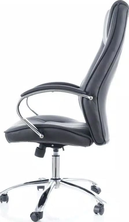 Office Chair West Lille | size: Width: 61cm, Height: 117-127cm, Depth: 53cm | color: Black | image: 3 | variant: 1007720